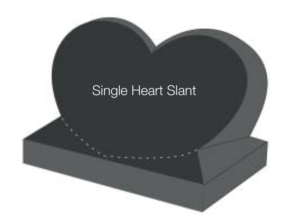 Single Heart Slant