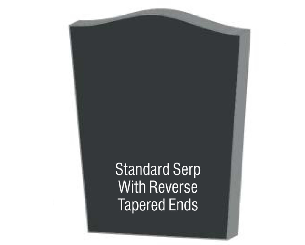 Serp with Reversed Tapered Ends