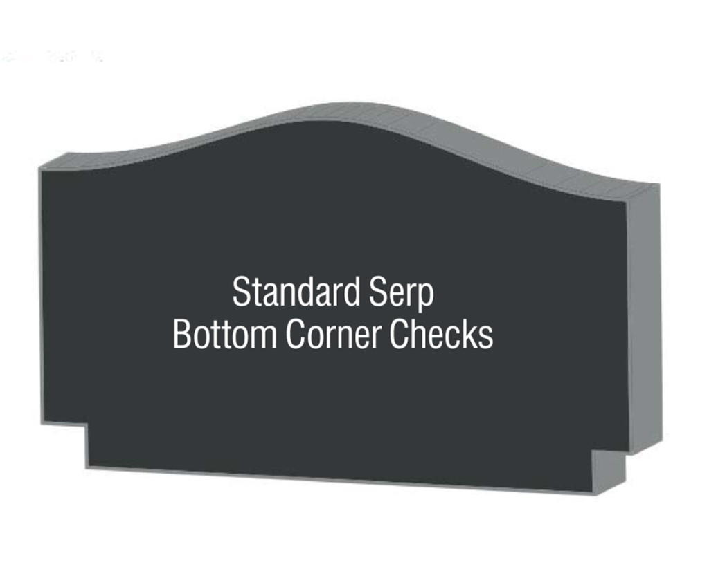 Serp with Bottom Corner Checks